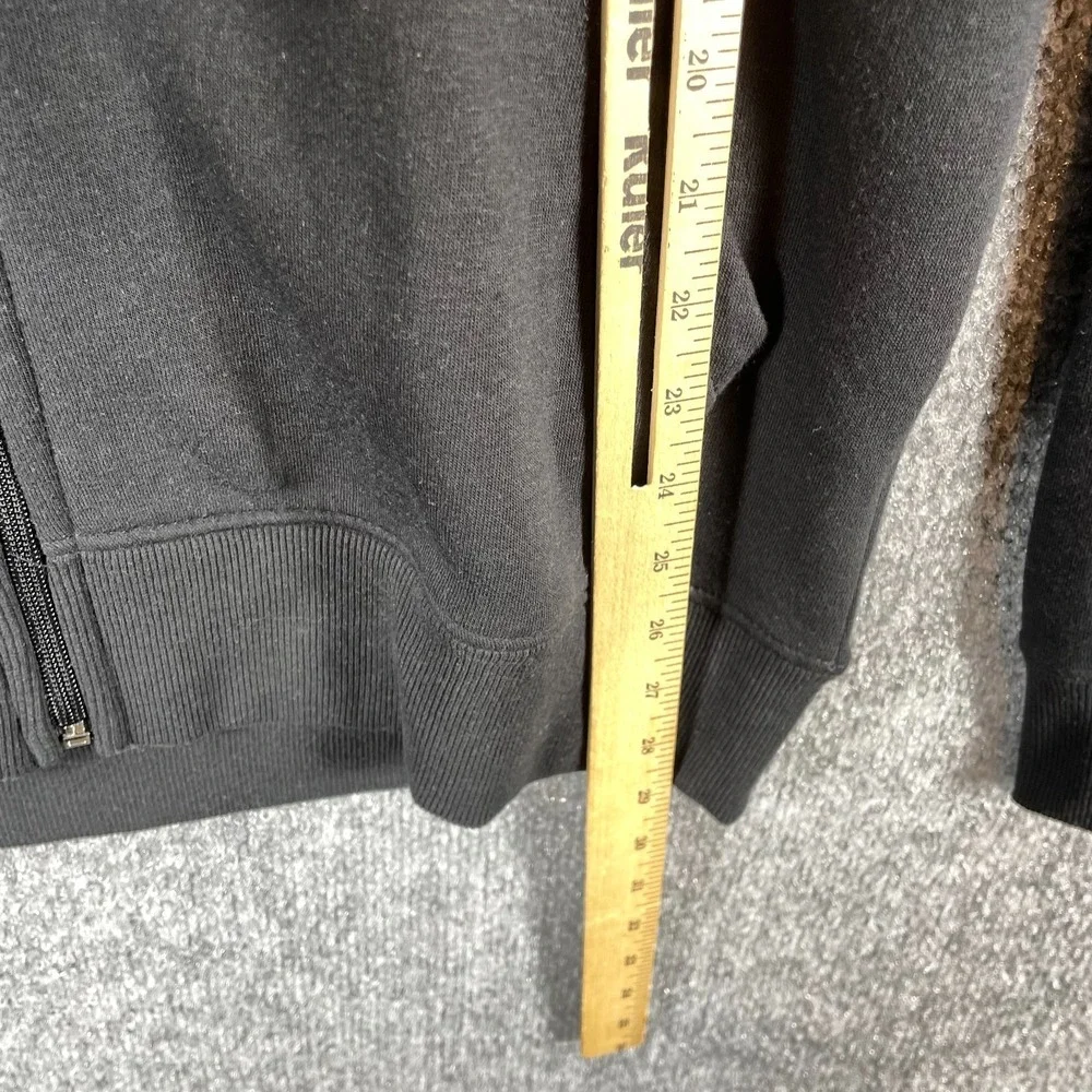 True Religion Hoodie Mens Medium Black Full Zip World Tour Rock‎ Back Hit Grunge